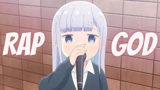 Anime Girl Sings Eminem's "Rap God" ( FAST PART)