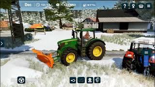 Farming Simulator 23 Android Gameplay  ️Snow ️ Farming simulator 23  Fs23 