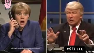 УБОЙНАЯ ПАРОДИЯ Donald Trump and Angela Merkel talk Comedy Club