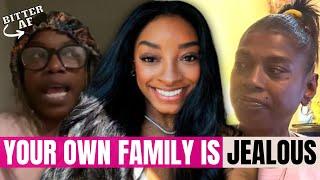 JEALOUS Sister Reveals their Mom ABANDONED 8 Kids, Not 4! Simone Biles Mom & Sister Causing Trouble