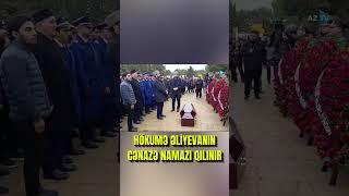 Hökumə Əliyevanın cənazə namazı qılınır