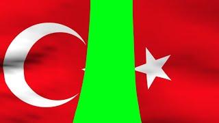 Turkey Flag Transition Green Screen | Graphics & Animation