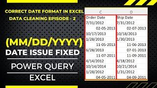 How change date format in excel (dd/mm/yyyy) to (mm/dd/yyyy). How to fix date format issue in excel.