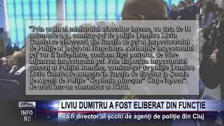 LIVIU DUMITRU A FOST ELIBERAT DIN FUNCȚIE