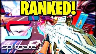 DOMINATING SPLITGATE RANKED IN SEASON 0!  (Splitgate Gameplay)