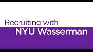 Recruiting with NYU Wasserman!