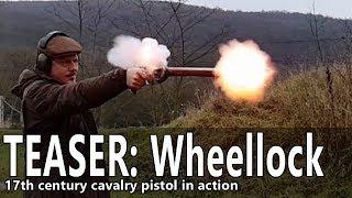 Wheellock pistol range time - TEASER