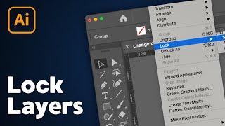 How to Lock & Unlock Layers in Illustrator