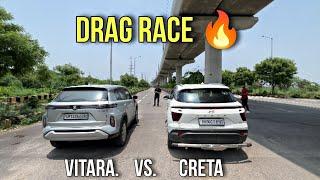 Hyundai Creta vs Rand vitara Drag race  | The conclusion