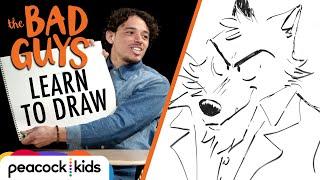 Draw Mr. Wolf with the Cast + Director! | THE BAD GUYS