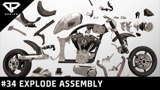 Learning Solidworks #34 : Explode Assembly | Solidworks Assembly | CAD | Design | DP DESIGN