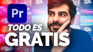 +700 RECURSOS GRATIS sin descargar NADA! GRAPHICS y PLANTILLAS para PREMIERE PRO Español