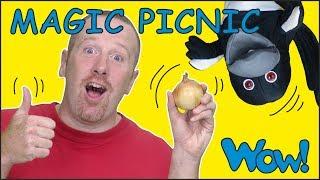 Magic Picnic Food Story for Kids from Steve and Maggie | Free Speaking Wow English TV