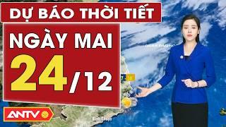 Dự báo thời tiết ngày mai 24/12: Bão số 10 giật cấp 10 trên Biển Đông, Trung Bộ mưa rét | ANTV