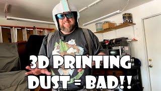 3d Printing Dust - Don't Breathe It! (A Quick PSA from PapaTone).