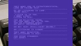 Artificial Intelligence Poem Language parsing (C64)