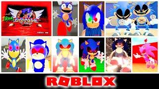 Sonic Exe & Friends in 50 Roblox Games