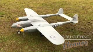 P 38 Lightning 3D Printed Maiden Flight