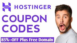 BEST Hostinger Coupon Code | Hostinger Coupon Code India---80FF Plus Free Domain 