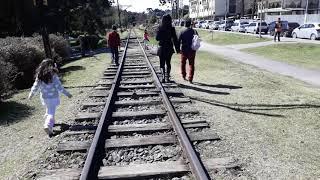 Passeando estacao Campos Jordao