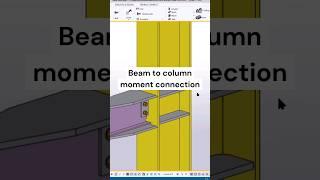 Beam to column moment connection #diseño #arquitectura #autocad #revit #ingenieria #mexico #curso