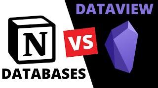 Notion vs Obsidian // Databases vs Dataview