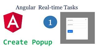 create popup in angular | how to create popup | angular tutorilal for beginners