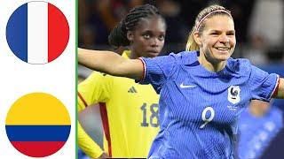 France vs Colombia| Highlights | Women's Friendly 2024