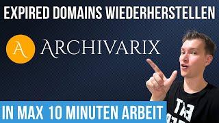 Archivarix Test: In 10 Minuten Expired Domains wiederherstellen - Build in Public #46 (27.06.)