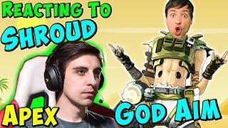 Pro Player Reacting To SHROUD GOD AIM - Apex Legends Gameplay with Manni