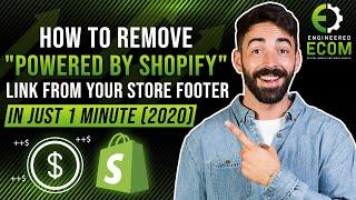 How To Remove "Powered By Shopify" Link From Your Store Footer | In Just 1 Minute!