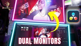 How to get Dual Monitors in DaVinci Resolve 18 (LATEST VERSION - 2023)