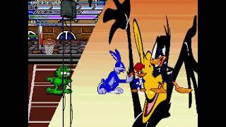 MUGEN Fight - Daffy Duck and Garfield vs. Bugs Bunny and Woody Woodpecker