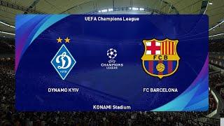 Dynamo Kyiv vs Barcelona | UEFA Champions League 2020 | PES 2021 Gameplay