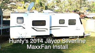 How to install a MaxxFan. for Jayco Silverline