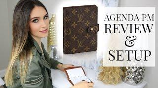 LOUIS VUITTON AGENDA PM REVIEW, SETUP & PLAN WITH ME! | Shea Whitney