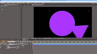 Use merge paths to combine shape layers in After Effects CS6