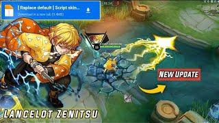Update!!! Script Skin Lancelot Zenitsu Agatsuma No Password | Patch Terbaru | Full Effect & Voice