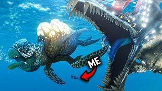 Turtle Leviathan vs Gargantuan Leviathan in Subnautica