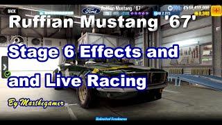 CSR2 | CSR Racing 2, Ruffian Mustang '67' Stage 6 Effects and Live Racing Review