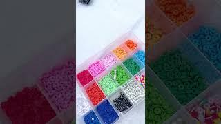 froze my fingers for this video ️#smallbusiness#etsy #beads #fyp #shorts#zarklesparkle #bracelets