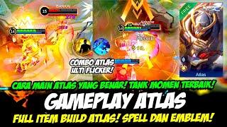 CARA MAIN ATLAS + TIPS ULTI ATLAS ITEM & BUILD ATLAS 2023 TUTORIAL ATLAS & GAMEPLAY ATLAS MSC SKIN