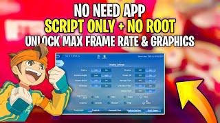  Unlock ML Ultra Refresh Rate & Ultra Graphics | NO ROOT | NO APPS | Script Only - (2023)
