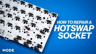 How to Repair a Hotswap Socket on a Mechanical Keyboard!