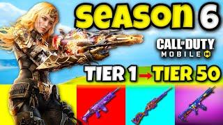 *NEW* SEASON 6 BATTLE PASS MAXED OUT in COD MOBILE 
