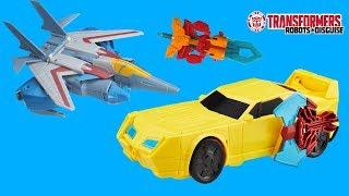 Robots in Disguise Power Surge Bumblebee Minicon Buzzstrike, Power Surge Starcream Minicon Lancelon