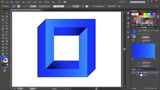 How to Draw the Impossible Square in Adobe Illustrator