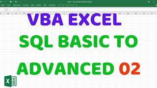 SQL Excel ứng dụng truy vấn dữ liệu 02 | Mr Cảnh Excel