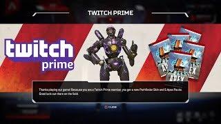 Apex Legends Twitch Prime Pack! (Omega Point Pathfinder/Apex Pack Opening)