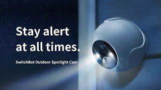 SwitchBot Outdoor Spotlight Cam | Home security, always on watch.